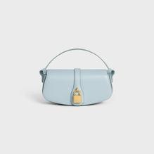 Women Clutch On Strap - Ice Blue