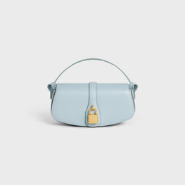 Women Clutch On Strap - Ice Blue