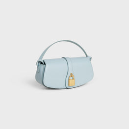 Women Clutch On Strap - Ice Blue