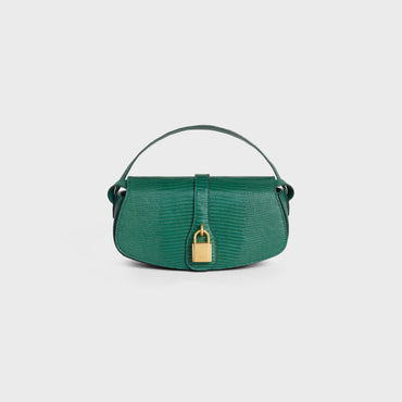 Clutch On Strap - Pine Green