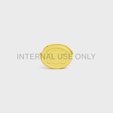 Crossbody Oval Purse - Citron