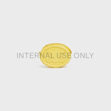 Crossbody Oval Purse - Citron