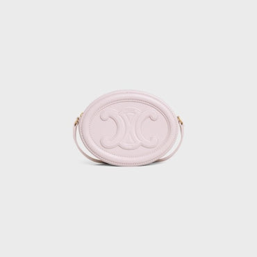 Crossbody Oval Purse - Powder