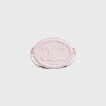 Crossbody Oval Purse - Powder