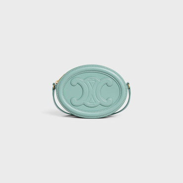 Crossbody Oval Purse - Ice Mint