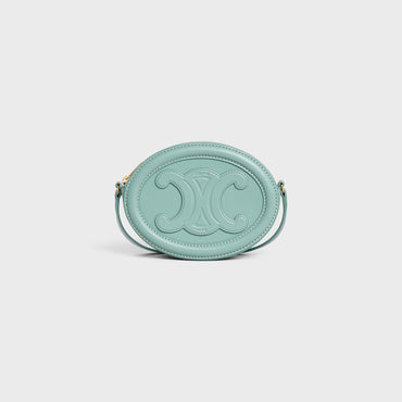 Crossbody Oval Purse - Ice Mint