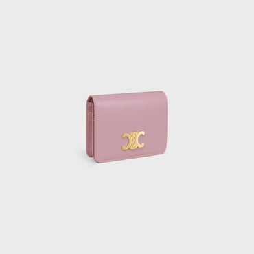 Triomphe Compact Wallet - Petal