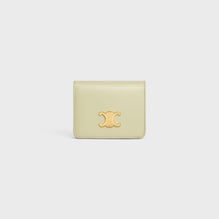 Triomphe Compact Wallet - Almond Green