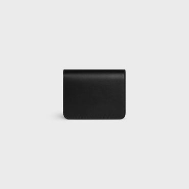 Triomphe Compact Wallet - Black