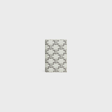 Vertical Card Holder - Tan/Ecru