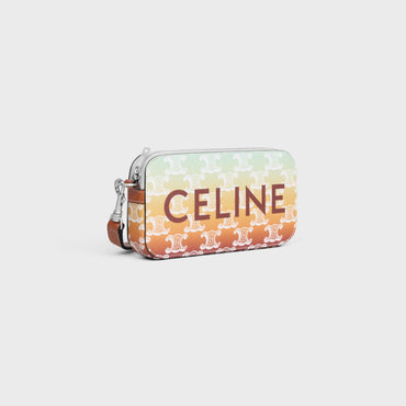 Horizontal Pouch Triomphe Canvas Sunset Celine - Multicolor