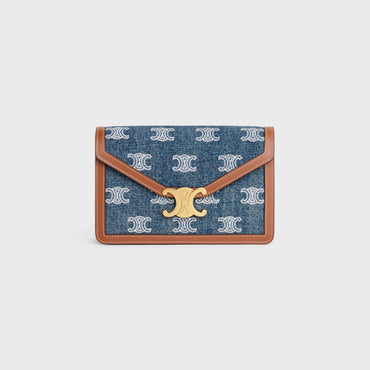 Wallet On Chain Margo - Navy/Tan