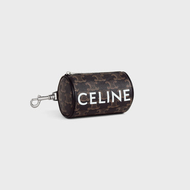 Triomphe Canvas Slg Mini Cylindre W/Cel.Pr - Black