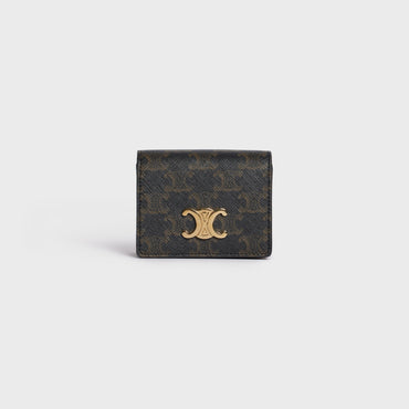 Triomphe Business Card Holder - Tan
