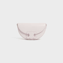 Triomphe Leather Messenger Bag - Powder