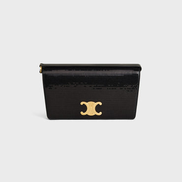 Shoulder Bag Trapeze - Black Sequin