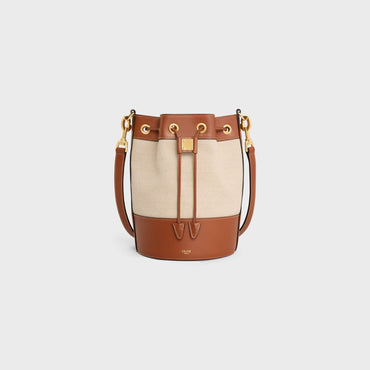 Small Drawstring - Natural/Tan