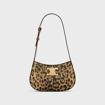 Tilly Medium Triomphe Celine Canvas Leop.Pr - Leopard