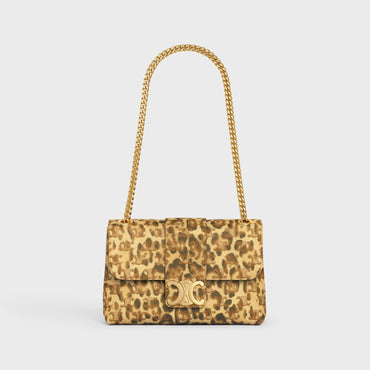 Triomphe Canvas Medium Celine Victoire Leopard Print - Leopard