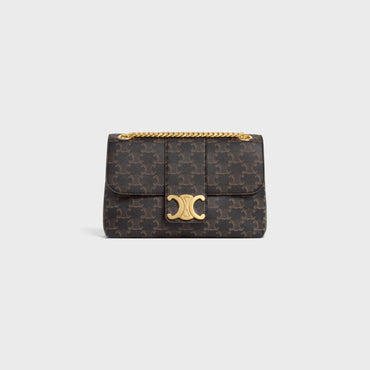 Medium Celine Victoire Triomphe Canvas - Tan