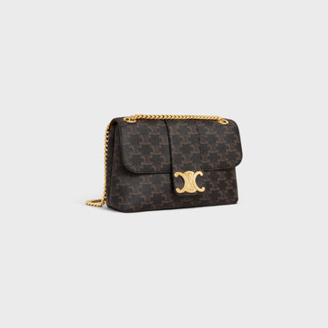 Medium Celine Victoire Triomphe Canvas - Tan