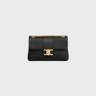 Celine Victoire Teen Supple Grained Calfskin - Black
