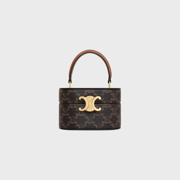 Triomphe Oval Box - Tan
