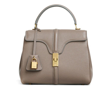 Small 16 Top Handle Bag - Pebble
