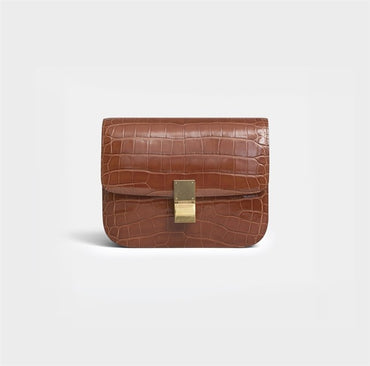 Classic Medium - Tan Croc