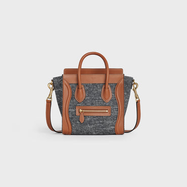 Luggage Nano - Navy/Tan