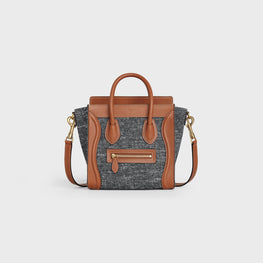 Women Luggage Nano - Navy/Tan