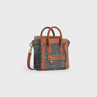 Luggage Nano - Navy/Tan