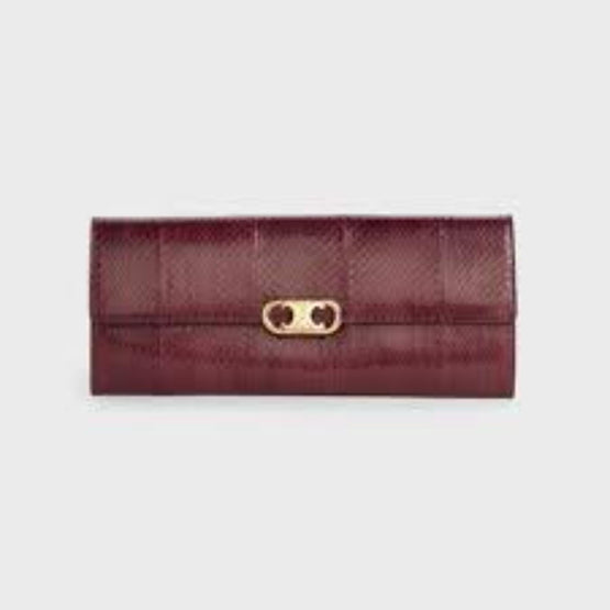 Women Maillon Triomphe Clutch - Burgundy