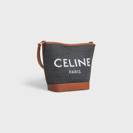 Women Cabas Celine Small Bucket - Grey/Beige