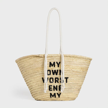 Large Wide Celine Classic Basket - Enemy Black
