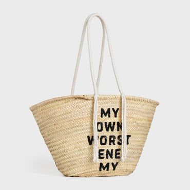 Large Wide Celine Classic Basket - Enemy Black