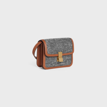 Classic Teen With Border - Navy/Tan