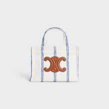 Women Thais Small Tote - White/Blue