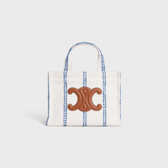 Women Thais Small Tote - White/Blue