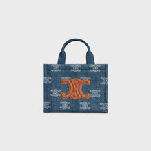 Small Cabas - Navy/Tan