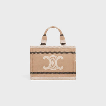 Thais Small Cabas - Beige/Black