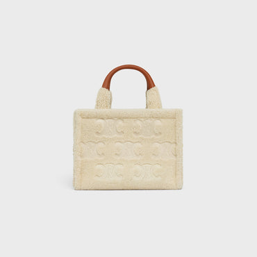 Small Shearling Cabas - Natural/Tan