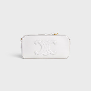Cuir Triomphe Camera Shoulder Bag - White