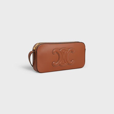 Cuir Triomphe Camera Shoulder Bag Smooth Calfskin - Tan