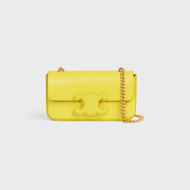 Cuir Triomphe Chain Shoulder Bag - Anise