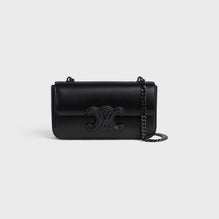 Women Cuir Triomphe Chain Shoulder Bag - Black/Black