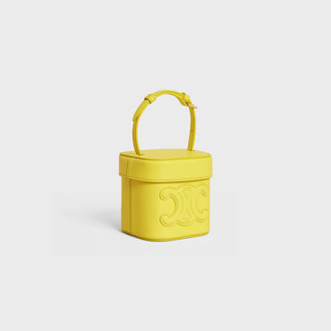 Cuir Triomphe Small Box - Anise