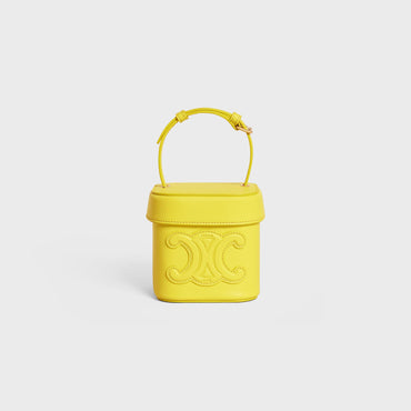 Cuir Triomphe Small Box - Anise