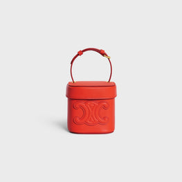 Women Cuir Triomphe Small Box - Bright Red