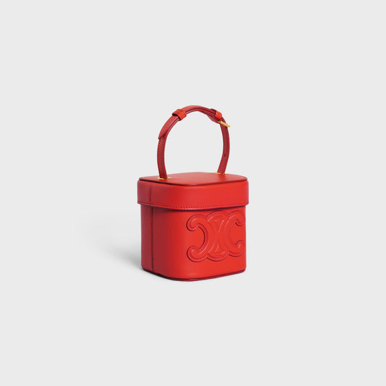 Women Cuir Triomphe Small Box - Bright Red